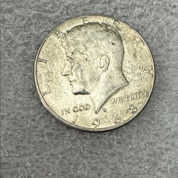 1968 Kennedy Half Dollar - Picture 3 of 4